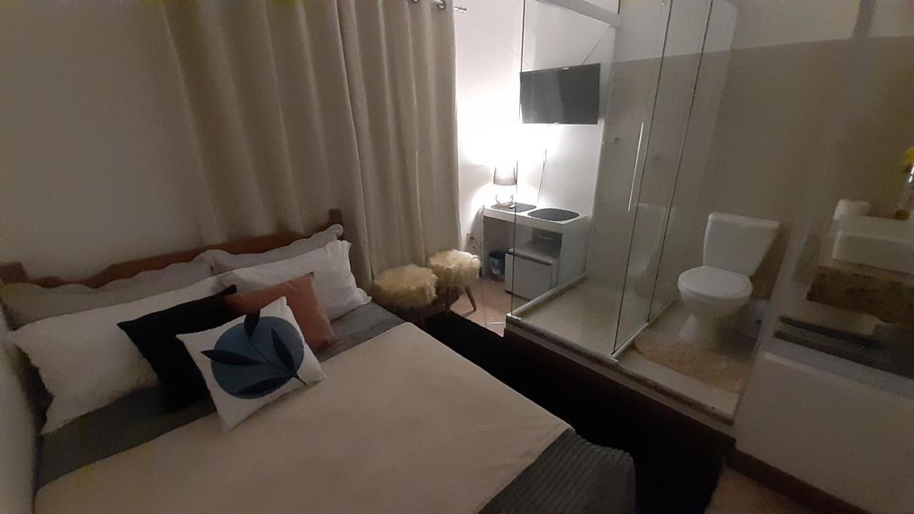 Banheiro De Vidro Em Suite Compacta.Centro 多明戈斯马丁斯 外观 照片