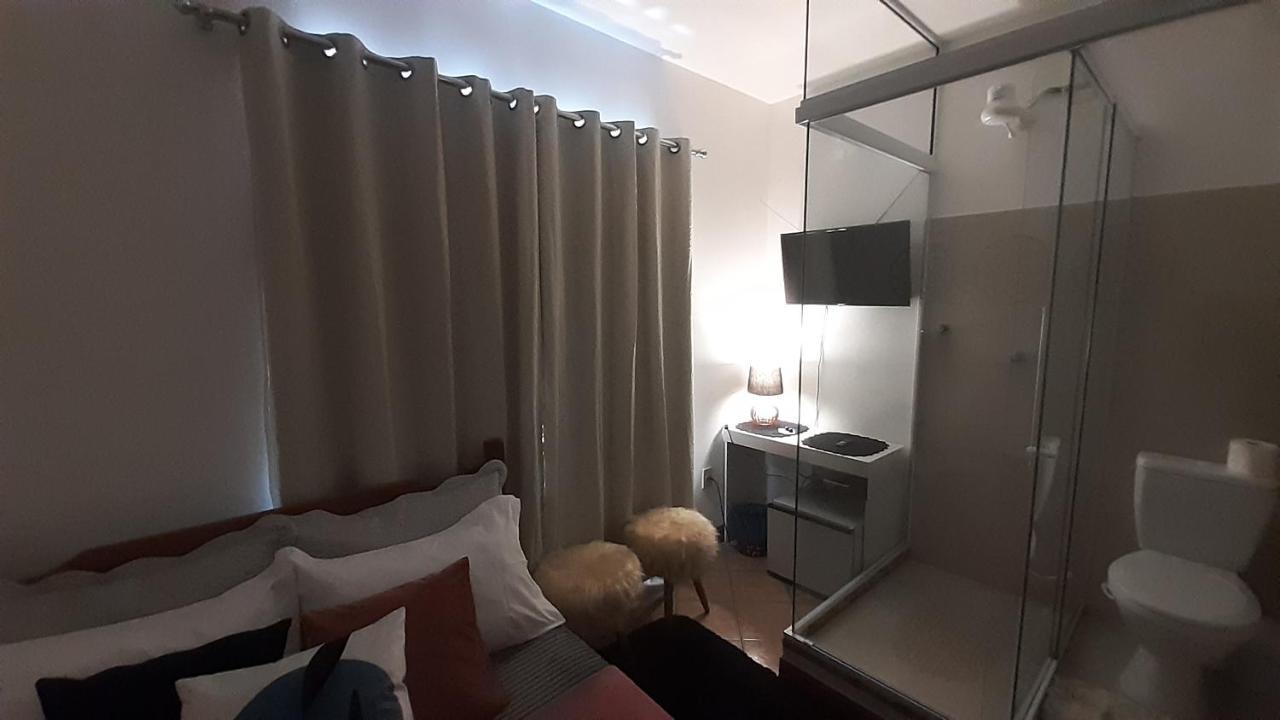 Banheiro De Vidro Em Suite Compacta.Centro 多明戈斯马丁斯 外观 照片